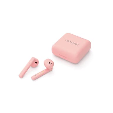 LEDWOOD Hodetelefon Hubble TWS  True Wireless In-Ear Rosa Mic