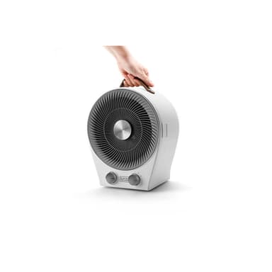 BLACK+DECKER Varmevifte 2000W 2i1 Hvit