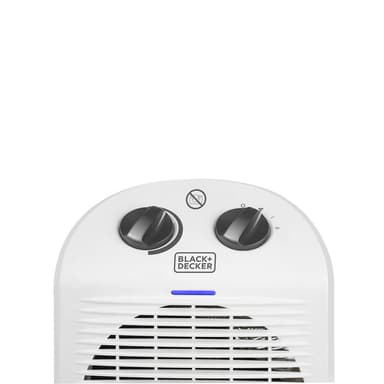 BLACK+DECKER Varmevifte 2000W IP21 Hvit