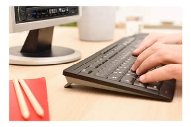 Cherry Stream Desktop, keyboard and mouse combo kit, black