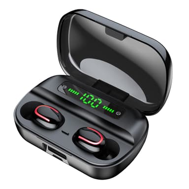 Trådløse hodetelefoner Bluetooth 5.1 Sort