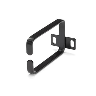 StarTech.com CMHOOK1U, Kabelring, Sort, Stål, 1U, EIA RS310-D, CE, TAA, REACH
