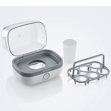Severin Eggekoker 6 egg hvit LED & lydhvit EK3164