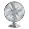 NORDIC HOME 30 cm metal table fan, chrome