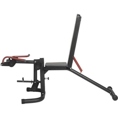 Gorilla Sports Träningsbänk Multibänk - Integrerad biceps, sit-up