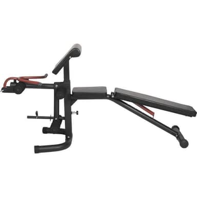 Gorilla Sports Treningsbenk Multibenk - Integrert biceps, sit-up