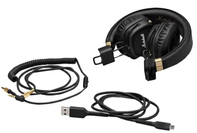 Marshall Major II on-ear trådløse hodetelefoner (sort)