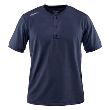 Salming Classic Button Jersey, Padel- og tennis T-skjorte herre Navy/Grå L