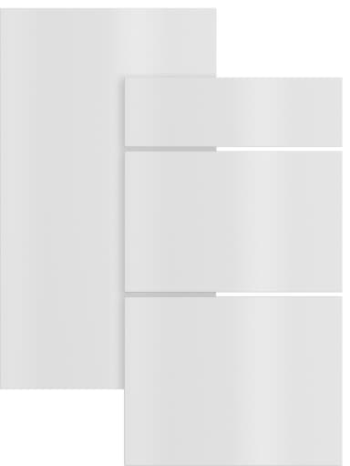 Epoq Gloss skuffefront til kjøkken 40x13 (hvit)