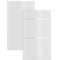 Epoq Gloss toppskuffefront til kjøkken 80x35 (hvit)