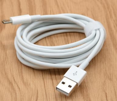 Mikro USB-kabel Hvit 2 m