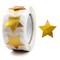 Glitter Star Stickers New Year Christmas 500-deler Gull