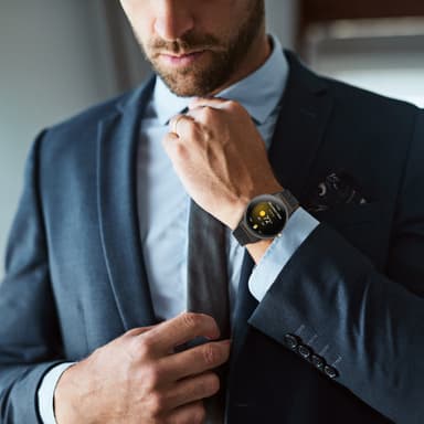 Klokkebånd i rustfritt stål Sort Google Pixel Watch