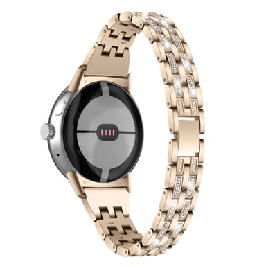 Bling klokkebånd Gull Google Pixel Watch