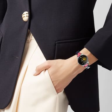 Klokkebånd i ekte skinn Flerfarget Google Pixel Watch
