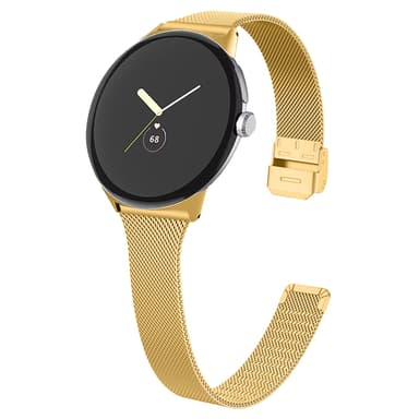 Klokkebånd i rustfritt stål Gull Google Pixel Watch