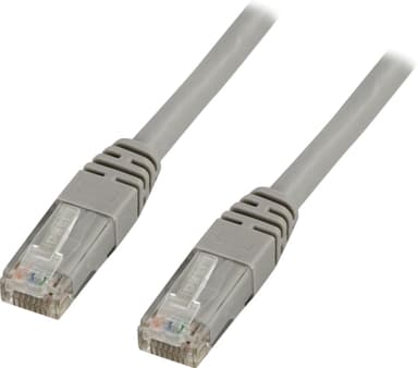 deltaco U/UTP Cat5e patch cable 0,5m, 100MHz, Delta-certified, grey