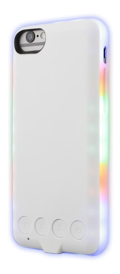 EPZI LED-deksel til Apple iPhone 6 / 6s / 7/8, blinker til lyd, 3 moduser