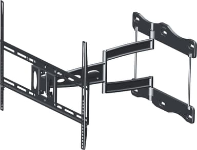 DELTACO veggbrakett for LCD / plasma, maks 40 kg, 3 skjøter, svart