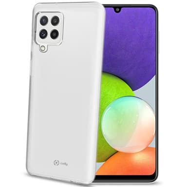 Celly Gelskin TPU-deksel Galaxy A22 4G Gjennomsiktig
