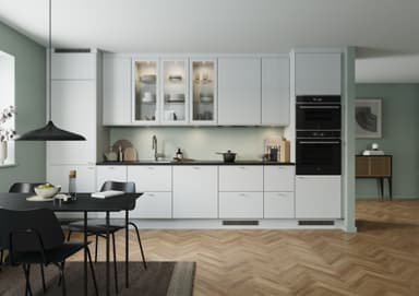 Epoq Trend Grey White skapdør i glass til kjøkken 40x92 cm (gråhvit)