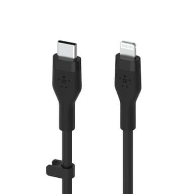 Belkin CAA009BT1MBK, 1 m, USB C, USB C/Lightning, Sort