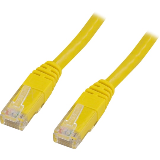 U/UTP Cat5e patch cable 1m, yellow