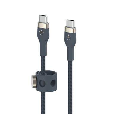 Belkin BOOST↑CHARGE PRO Flex, 2 m, USB C, USB C, USB 2.0, Blå
