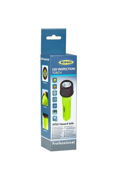 ATEX 200 lm ficklampa, risksäker med 4 x AA