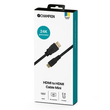 Champion HDMI-kabel Mini (AC) 1,5 meter