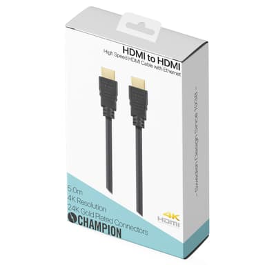 Champion HDMI-kabel Ha-Ha Svart 5,0m