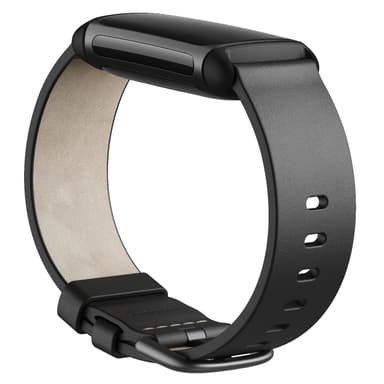 Fitbit Charge 5, skinnbånd svart (S)