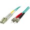 deltaco OM3 Fiber cable, LC - ST, duplex, multimode, 50/125, 3m