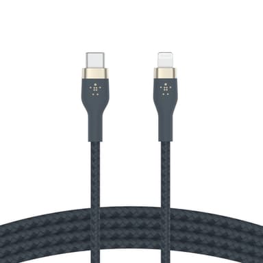 Belkin CAA011BT2MBL, 2 m, USB C, USB C/Lightning, Blå