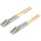 deltaco OM1 Fiber cable, LC - LC, duplex, UPC, 62,5/125, 0,5m, or.