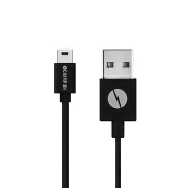USB-A til Mini-USB-kabel 1,5 m Svart