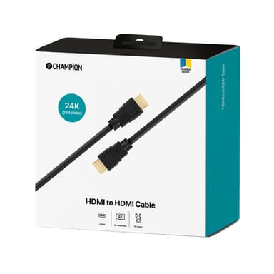 Champion HDMI-kabel Ha-Ha Black 10.0m
