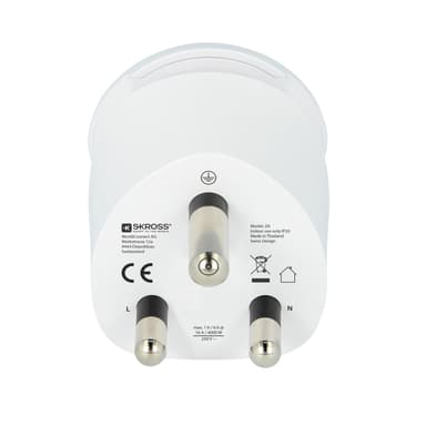 SKROSS Elektrisk adapter Sør-Afrika / Europa