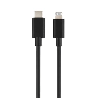 Champion Lader 20W + USB-C til Lightning-kabel Sort