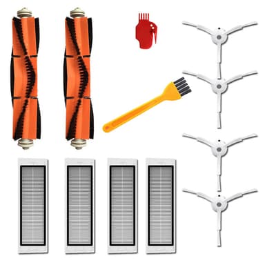 Sett med erstatningstilbehør 14-deler Flerfarget Xiaomi Mijia F9/1C/2C/1T
