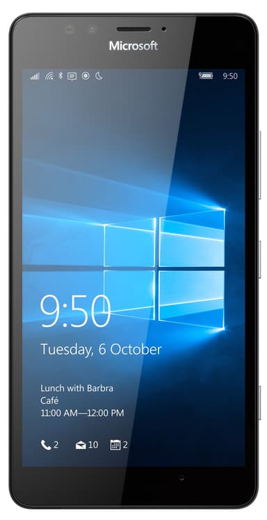 Microsoft Lumia 950 smarttelefon (sort)