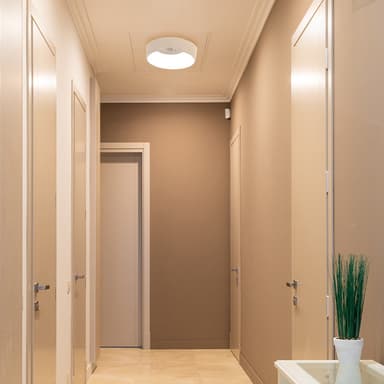 LED bevegelsessensor nattlys USB oppladbart Hvit