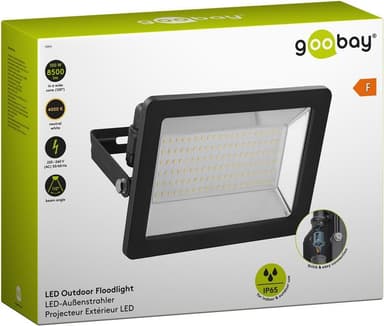 Goobay LED-spotlight for utendørs bruk, 100 W