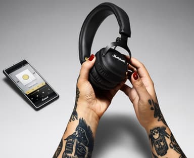 Marshall Mid trådløse on-ear hodetelefoner (sort)