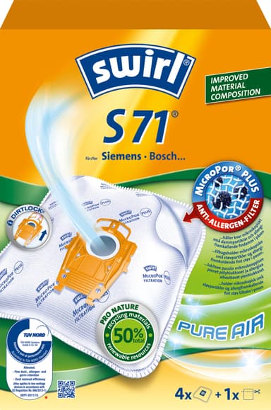 Støvsugerposer S71 NOTE 3X4ST 3ST DFP