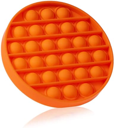INF Pop it Fidget Toy for avslapning rundt Orange