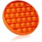 INF Pop it Fidget Toy for avslapning rundt Orange