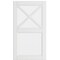Epoq Heritage Mansion vitrinedør helglass til kjøkken 40x70 (klassisk hvit)