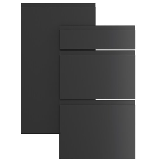 Epoq Integra skapdør til kjøkken 45x92 (sort)