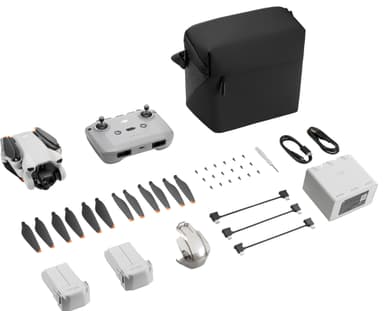 DJI Mini 3 drone med RC-N1 fjernkontroll Fly More Combo